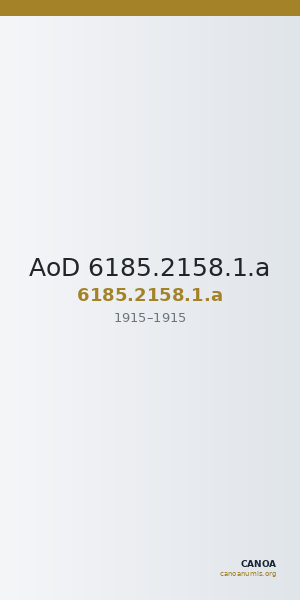 AoD 6185.2158.1.a — CANOA