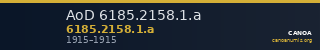 AoD 6185.2158.1.a — CANOA