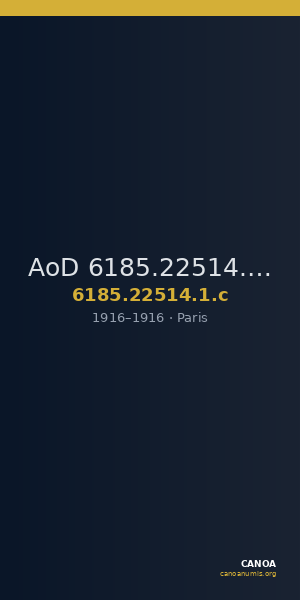AoD 6185.22514.1.c — CANOA