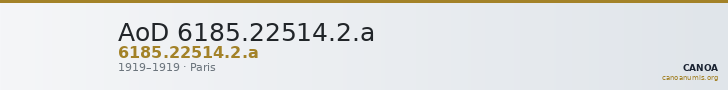 AoD 6185.22514.2.a — CANOA