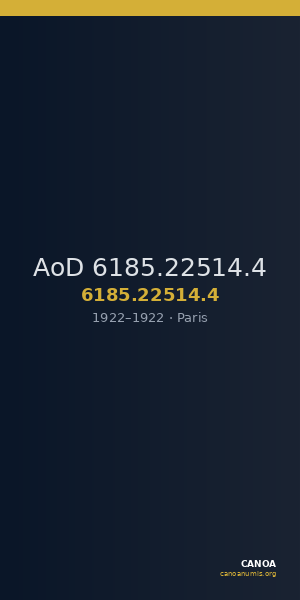 AoD 6185.22514.4 — CANOA