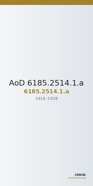 AoD 6185.2514.1.a — CANOA