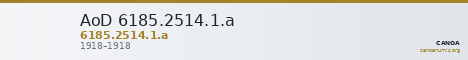 AoD 6185.2514.1.a — CANOA