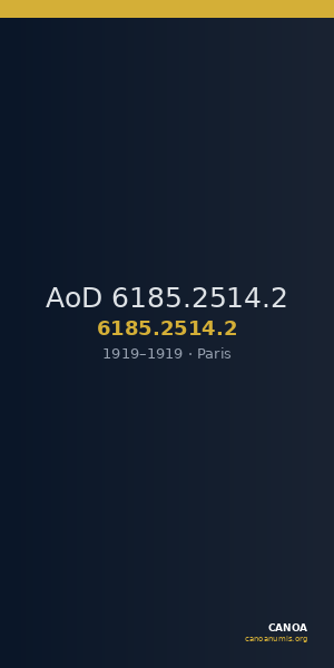 AoD 6185.2514.2 — CANOA