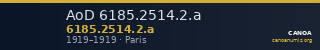 AoD 6185.2514.2.a — CANOA