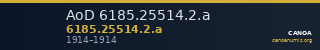 AoD 6185.25514.2.a — CANOA