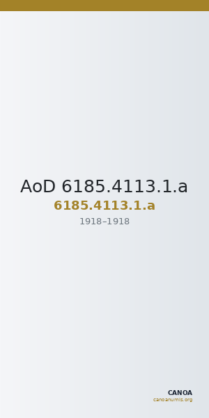 AoD 6185.4113.1.a — CANOA