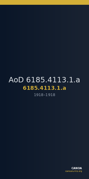AoD 6185.4113.1.a — CANOA