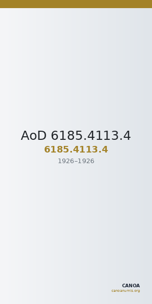 AoD 6185.4113.4 — CANOA