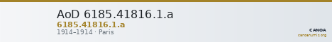 AoD 6185.41816.1.a — CANOA