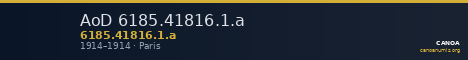 AoD 6185.41816.1.a — CANOA