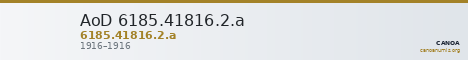 AoD 6185.41816.2.a — CANOA