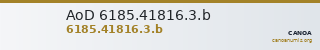 AoD 6185.41816.3.b — CANOA