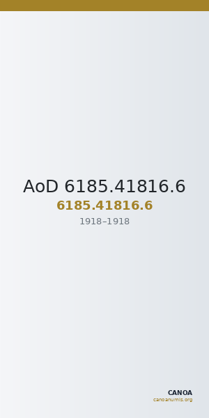 AoD 6185.41816.6 — CANOA
