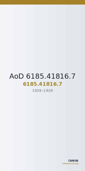 AoD 6185.41816.7 — CANOA