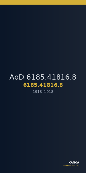 AoD 6185.41816.8 — CANOA