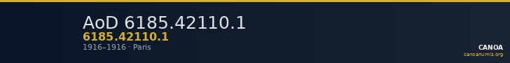 AoD 6185.42110.1 — CANOA
