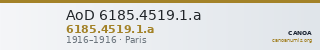 AoD 6185.4519.1.a — CANOA