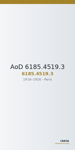 AoD 6185.4519.3 — CANOA