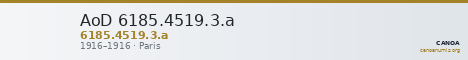 AoD 6185.4519.3.a — CANOA