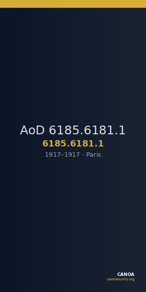 AoD 6185.6181.1 — CANOA