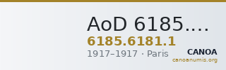 AoD 6185.6181.1 — CANOA