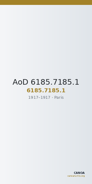 AoD 6185.7185.1 — CANOA