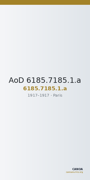 AoD 6185.7185.1.a — CANOA