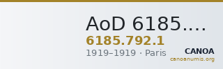 AoD 6185.792.1 — CANOA