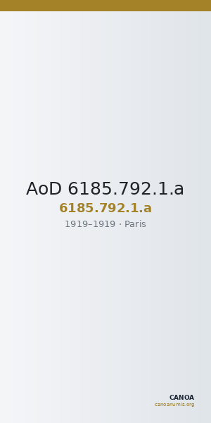 AoD 6185.792.1.a — CANOA