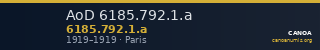 AoD 6185.792.1.a — CANOA