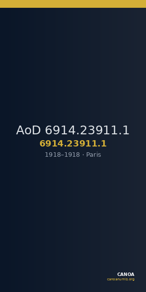 AoD 6914.23911.1 — CANOA