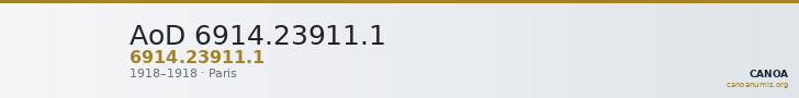 AoD 6914.23911.1 — CANOA