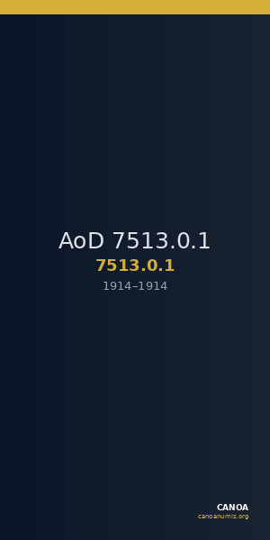 AoD 7513.0.1 — CANOA
