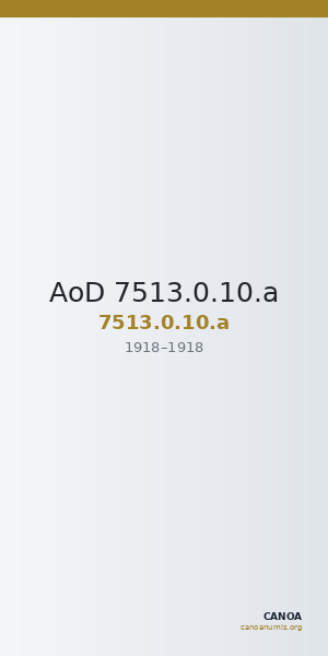 AoD 7513.0.10.a — CANOA