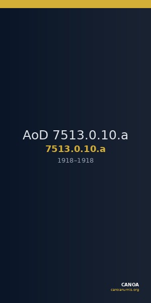 AoD 7513.0.10.a — CANOA