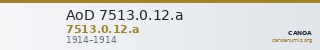 AoD 7513.0.12.a — CANOA