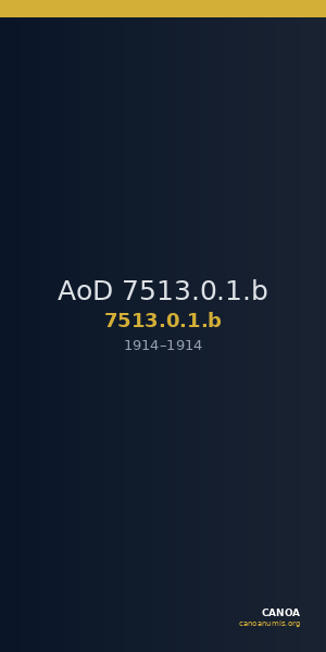 AoD 7513.0.1.b — CANOA