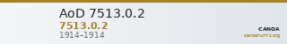 AoD 7513.0.2 — CANOA