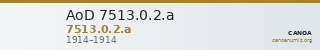 AoD 7513.0.2.a — CANOA