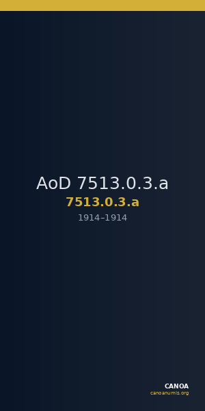 AoD 7513.0.3.a — CANOA