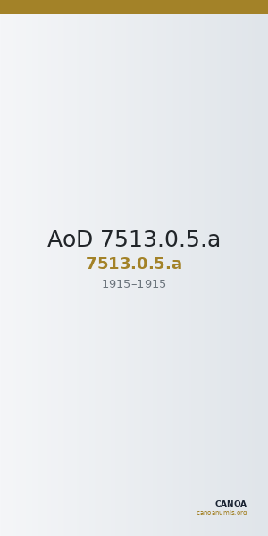 AoD 7513.0.5.a — CANOA