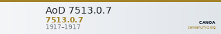 AoD 7513.0.7 — CANOA