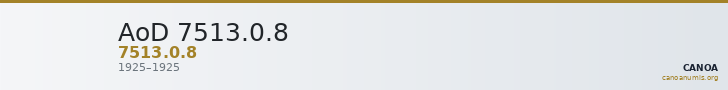 AoD 7513.0.8 — CANOA