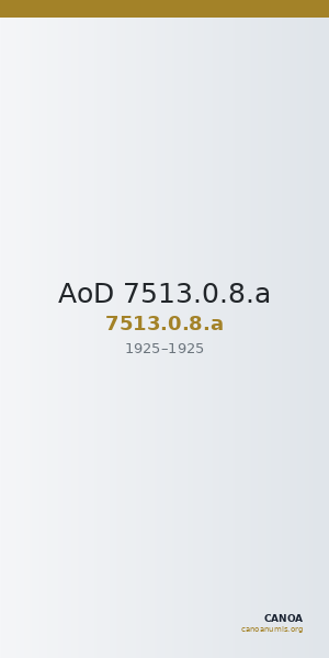 AoD 7513.0.8.a — CANOA