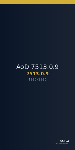AoD 7513.0.9 — CANOA