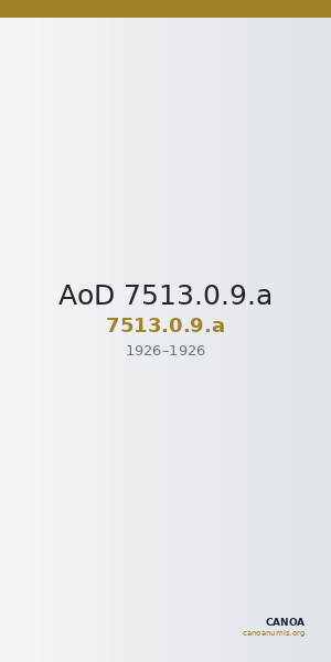 AoD 7513.0.9.a — CANOA