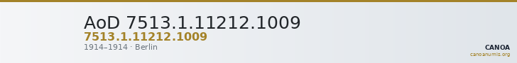 AoD 7513.1.11212.1009 — CANOA