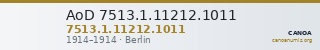 AoD 7513.1.11212.1011 — CANOA