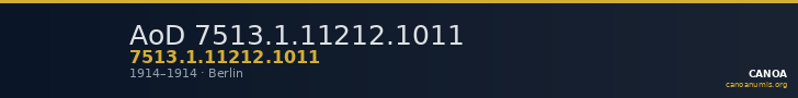 AoD 7513.1.11212.1011 — CANOA